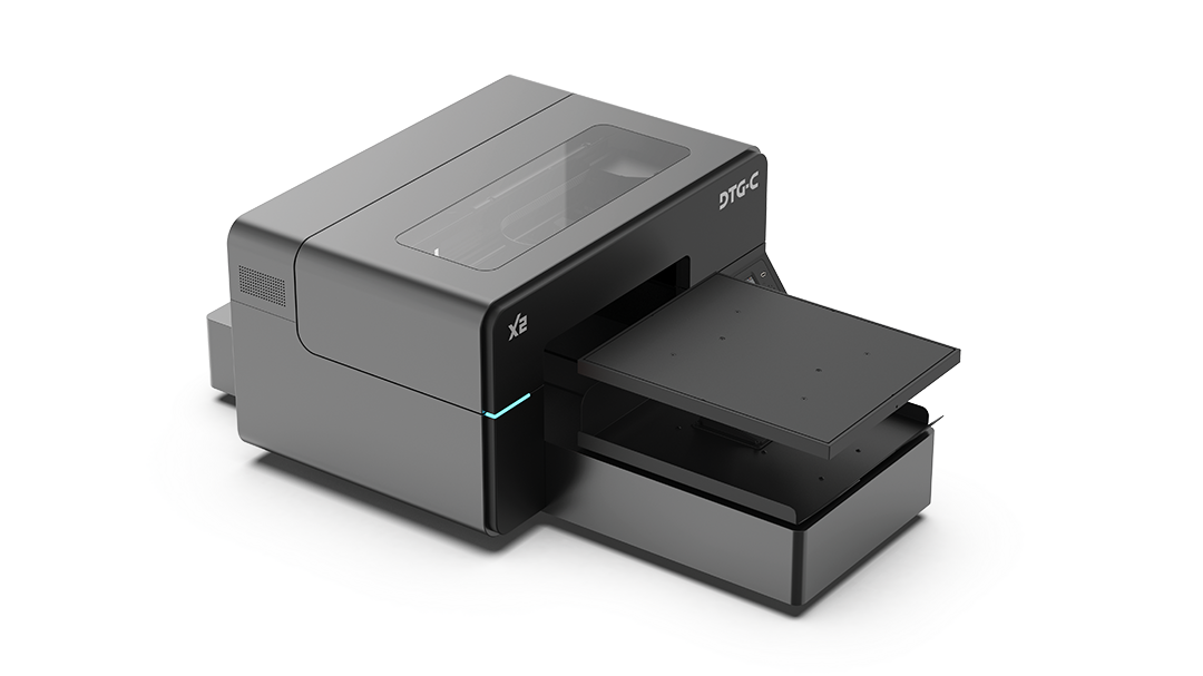 DTG-C X2 DTG Printer Right High Angle Screen On Web