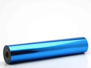 Blue Metallic Foil Application