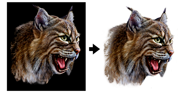 My Ready Art - New garment printing graphics prep service 1 Bobcat transparency
