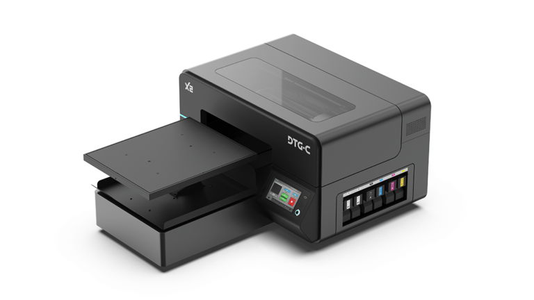 DTG C X2 DTG Printer Left High Angle Screen On Web