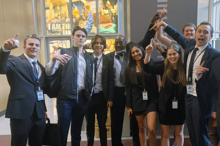 Empowering Future Leaders: DTG-C Proud Sponsor of San Juan Hills High School's NYC Nationals Journey 7 SJH VE team fun