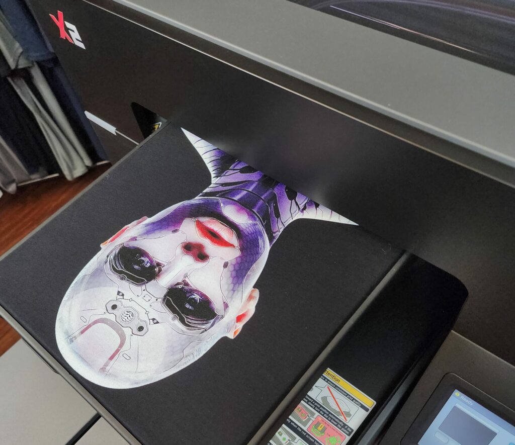 DTG Android Print on a X2
