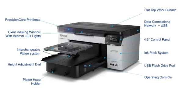Epson F2270 DTG/DTF Hybrid Printer DTF Bundle - Image 6
