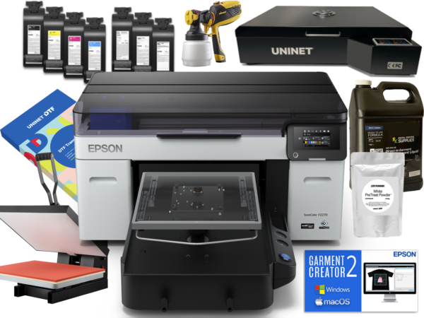 Epson F2270 DTG/DTF Hybrid Printer DTF Bundle