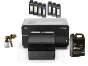 DTG-C X2 DTG/DTF Hybrid Printer Starter Bundle