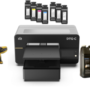 DTG-C X2 DTG/DTF Hybrid Printer Starter Bundle